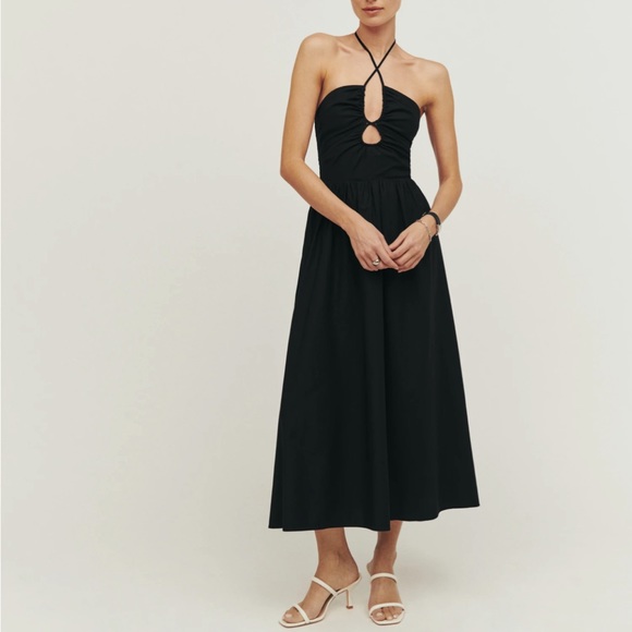 Reformation Stassie Dress Black - Picture 5 of 9